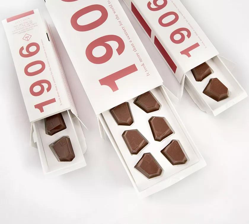 High Love Chocolates de 1906: Delicioso chocolate con 5mg de THC.