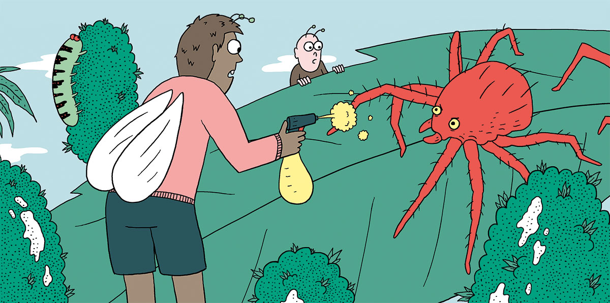 Los enemigos del cogollo: arañas rojas, orugas del cogollo, botritis y oídio 