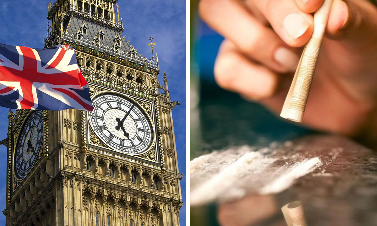Encuentran restos de cocaína en el Parlamento británico y proponen poner perros rastreadores