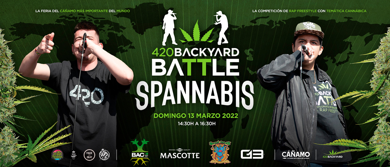 Las batallas de freestyle con temática cannábica 420 Backyard Battle vuelven a Spannabis 2022  
