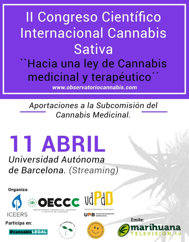 Un Congreso reunirá las perspectivas médicas y científicas sobre el cannabis medicinal en España