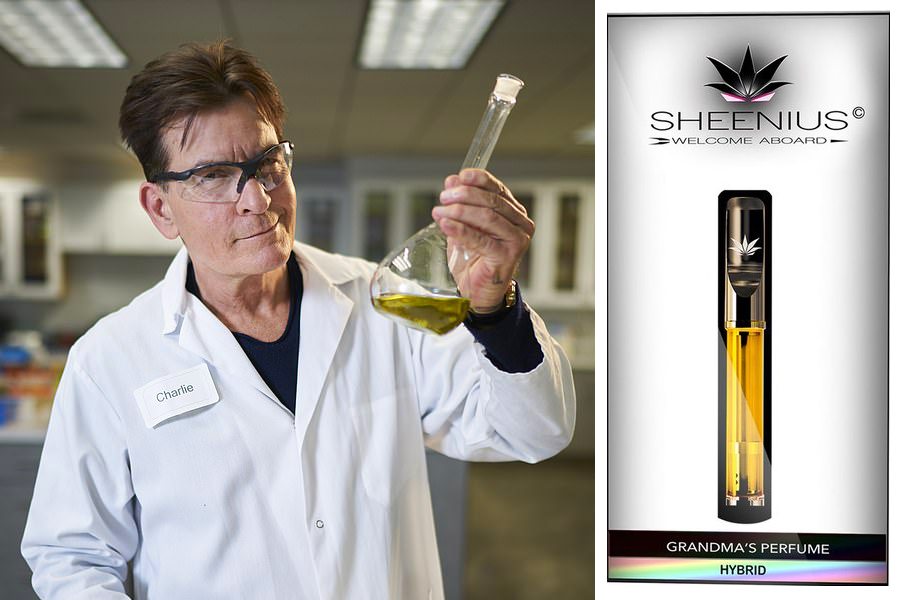 Charlie Sheen tambin tiene su marca de cannabis | Camo