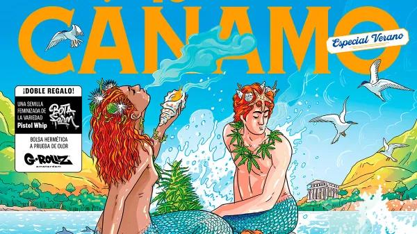 Revista Cáñamo 331 con portada de Cristóbal Fortúnez