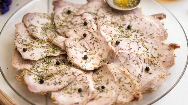 Lomo de orza aliñado con Georgia Runtz 