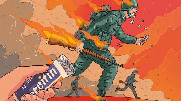 Speed nazis - Ilustración de Cristóbal Fortúnez