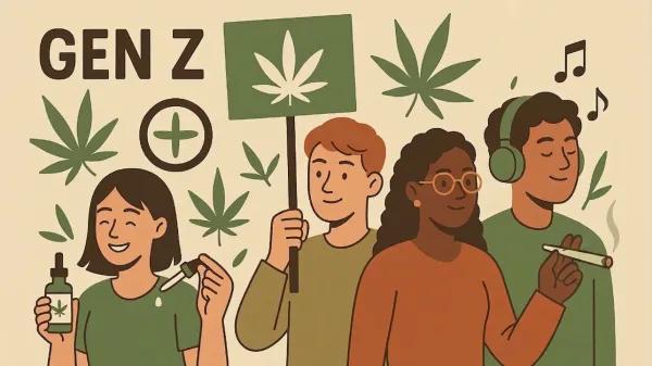 La generación Z declara un uso frecuente de cannabis