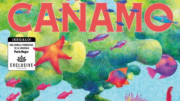 Revista Cáñamo 341- Portada de Gabriel Sanz