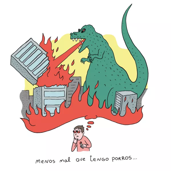 Menos mal que tengo porros. Jorge Parras