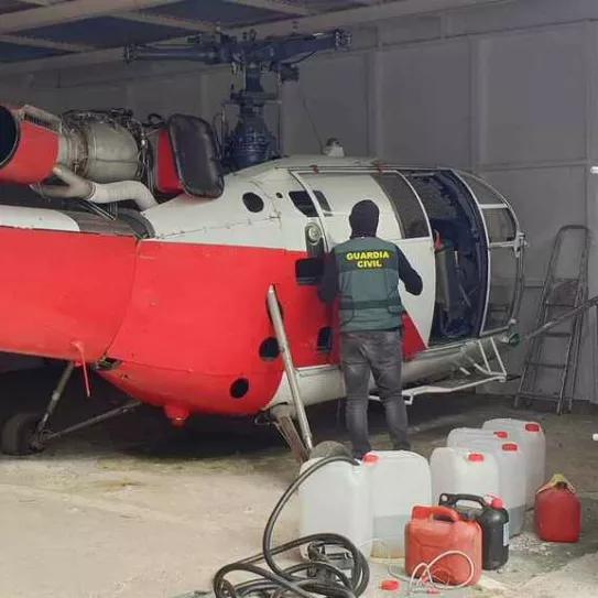 La policía detiene una banda de narcotraficantes que disponía de tres avionetas y un helicóptero