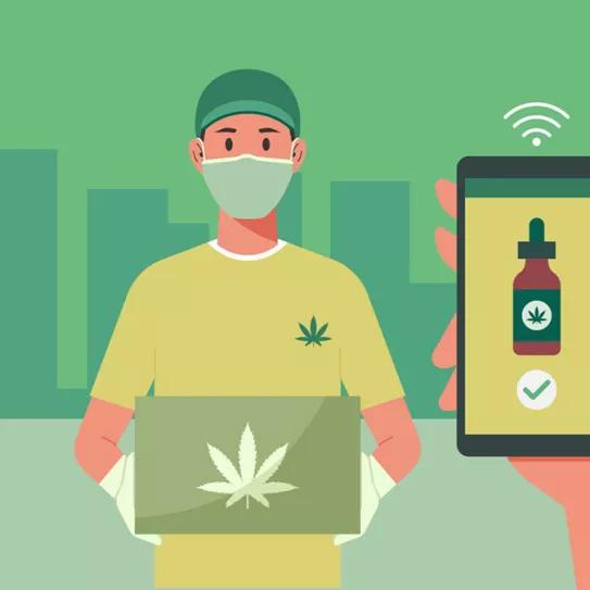 Uber Eats se abre a las compras de cannabis en Canadá 