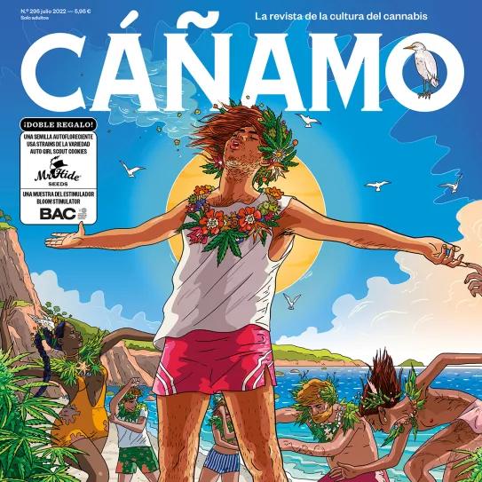 Cáñamo 295. Portada Cristóbal Fortúnez