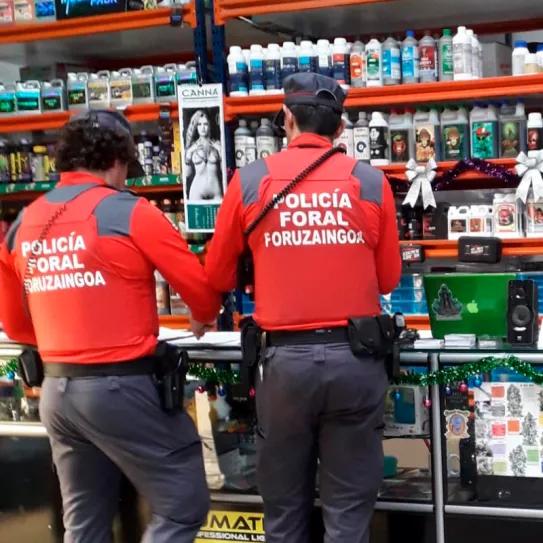 Atestados por delitos y expedientes abiertos tras las inspecciones a growshops de Navarra