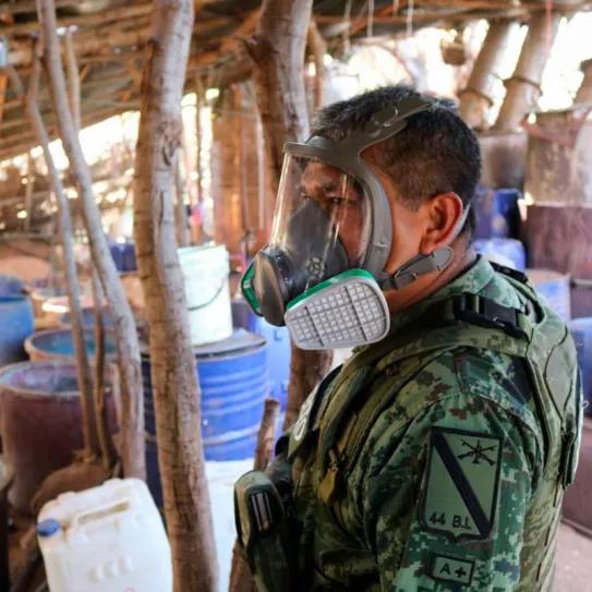 México desmantela el mayor laboratorio de metanfetamina de la historia