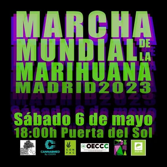 La Marcha Mundial de la Marihuana recorrerá Madrid este sábado