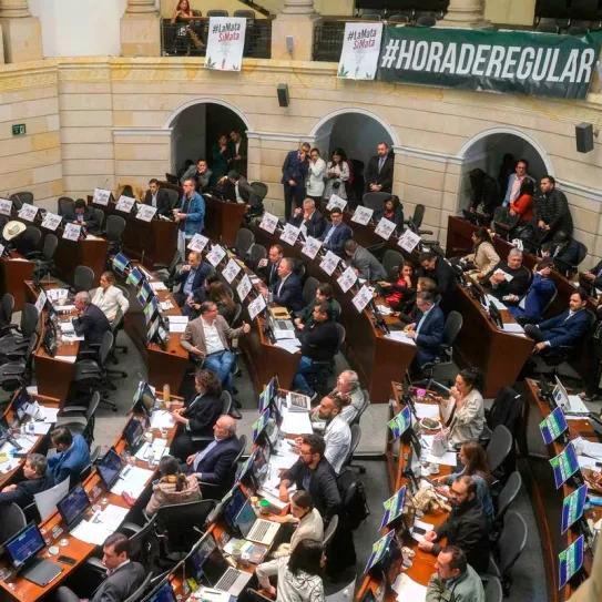 Colombia se queda a siete votos de regular el cannabis recreativo