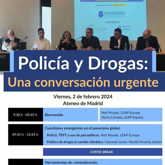 Policía y Drogas: una conversación urgente.
