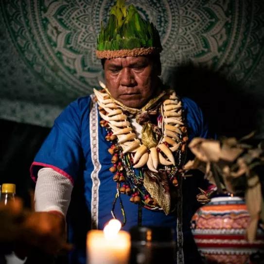 Claudino Pérez, curandero colombiano que estuvo preso en México por transportar ayahuasca