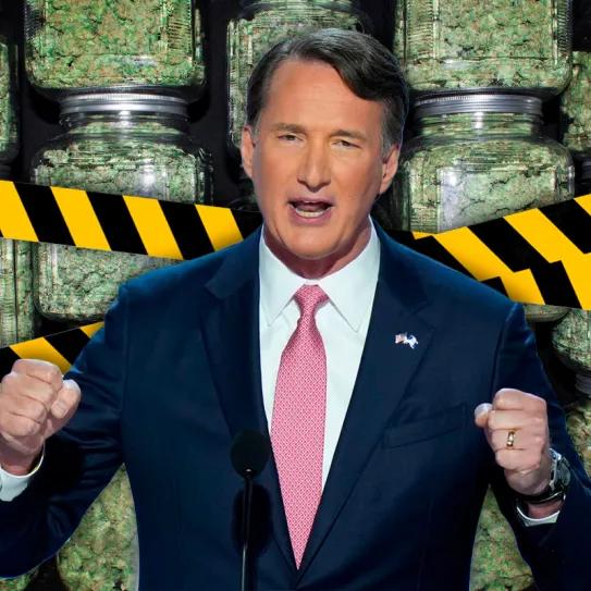 El gobernador de Virginia veta la venta minorista de cannabis, a pesar de que la medida cuenta con apoyo mayoritario