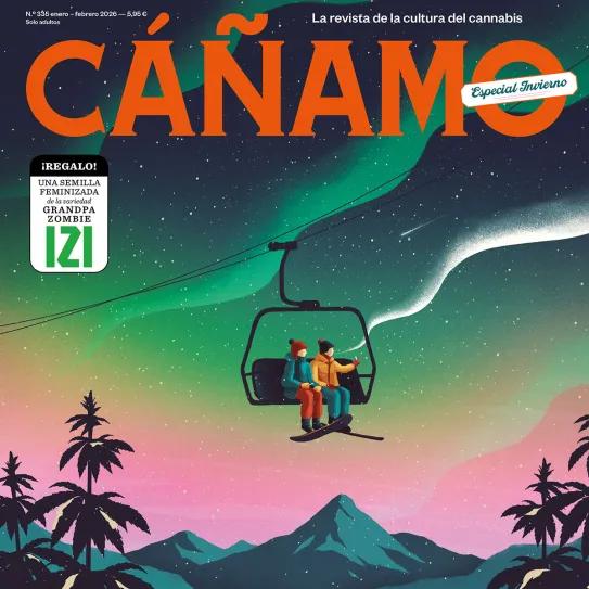  En este  número especial invierno, Ignasi Font nos hace atravesar el  cielo en un telesilla, remolcando nuestra alma en el hilo de una  voluta cannábica que nos alinea con la aurora boreal.