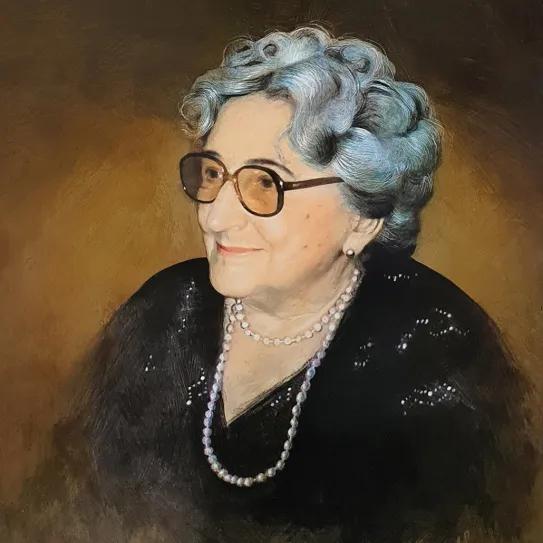 , Rosa  Chacel pintada por Andrés  Castellanos García para  la galería de retratos del  Ateneo de Madrid.