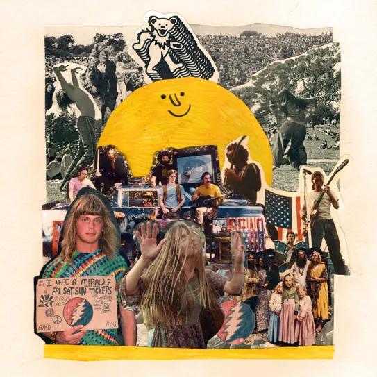 Grateful Dead. Collage: Abel Cuevas. Curaduría visual: María Valls Miró.