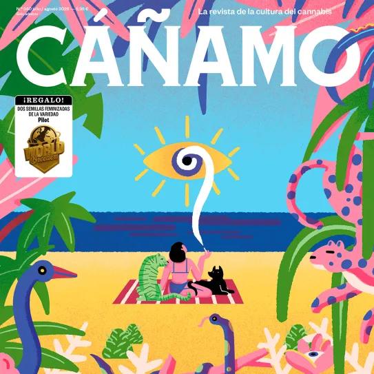 Revista Cáñamo 340. Portada de Bea Crespo