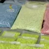Bodegón policial: 100000 pastillas y 240 kg de otras drogas