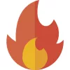 Icono de una llama