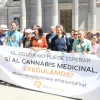 Carola Pérez y Manuel Guzmán, presidenta y vicepresidente del Observatorio Español de Cannabis Medicinal