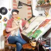 entrevista con Brian Blomerth, el autor de cómic actual más psicodélico.  Foto: Dondre Stuetley