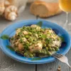 Albóndigas marineras en cannasalsa verde 