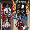 Boteiros o máscaras del Entroido o carnaval de Viana do Bolo (Ourense, 2011).