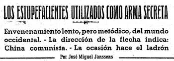 Titular del diario gerundense "Los Sitios" (14 Febrero 1959)