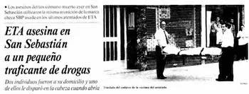 Titular del diario La Vanguardia (3 Junio 1993)