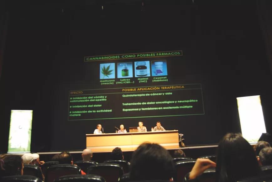 Conferencia sobre cannabis medicinal durante la Spannabis 2015.
