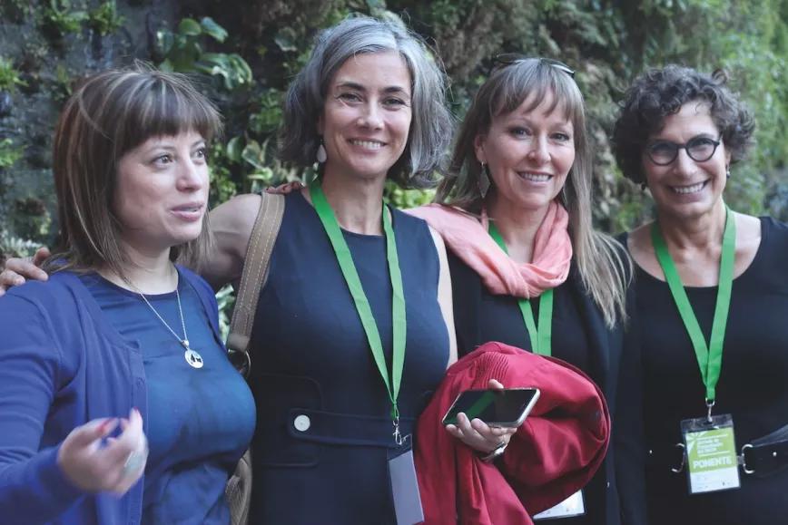 Paulina Bobadilla, Cristina Sánchez, Ana María Gazmuri y Mara Gordon