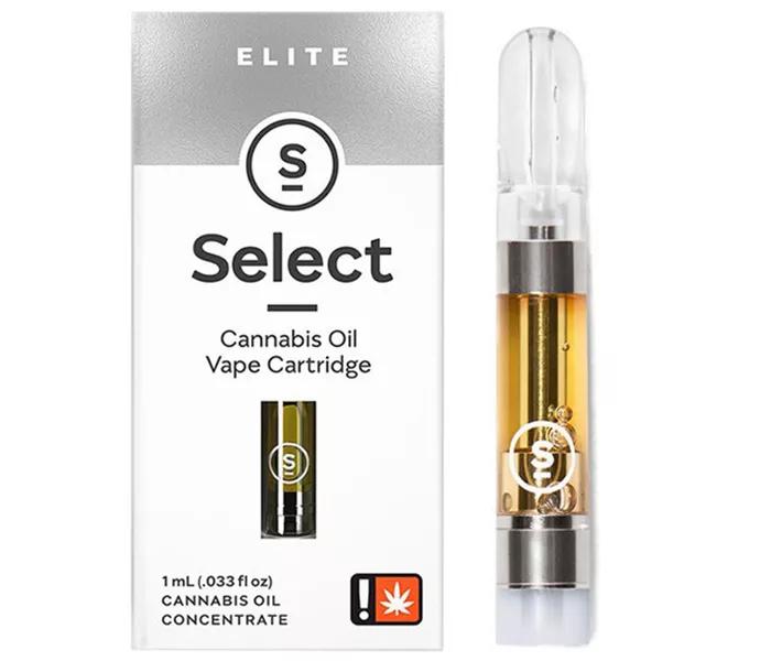 Indica Vape Pen de Select Oil: vapeador cargado con THC de calidad para el sueño