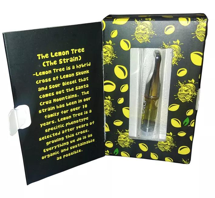 Mejor cartucho de vapeador: Big Lemons Vape Cart de Gold Drop with Lemon Tree