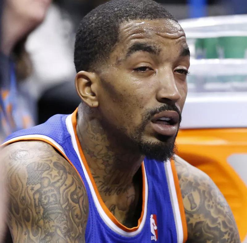 J.R. Smith, jugador de baloncesto estadounidense que juega en los Cleveland Cavaliers de la NBA. 