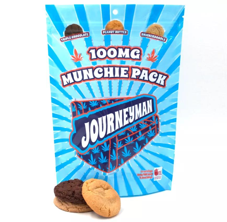 Journeyman Cookies: para picar entre horas estas galletas con THC son el producto más asequible para el bolsillo.