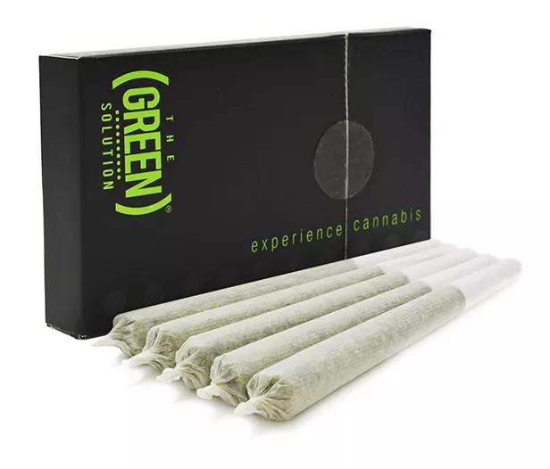 CAVIAR CONES de The Green Solution: 780mg. de canuto con un 45% en total de cannabinoides. 39.99$ en tienda.
