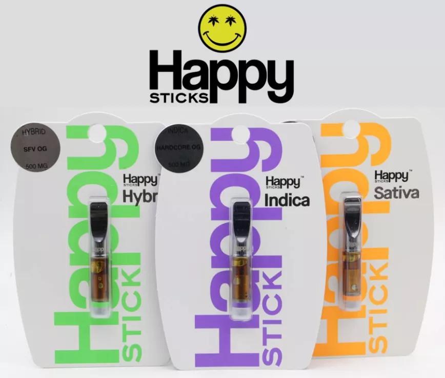 Happy Sticks: Tiene el problema de que las caladas no saben mucho a cannabis aunque, irónicamente, su sabor es muy rico.