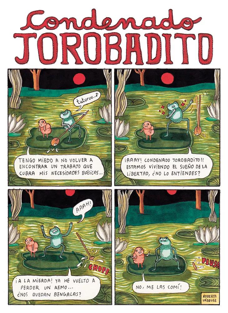 Cómic “Condenado Jorobadito” de Roberta Vázquez