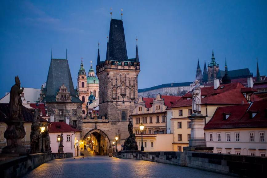 Imagen panorámica de la ciudad de Praga