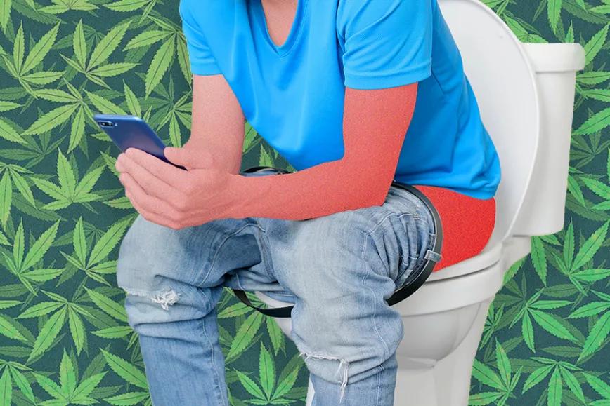 ¿La marihuana te hace querer ir al baño?