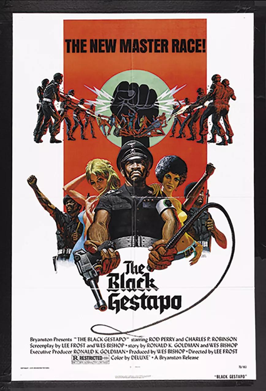 Cartel de la película Black Gestapo.