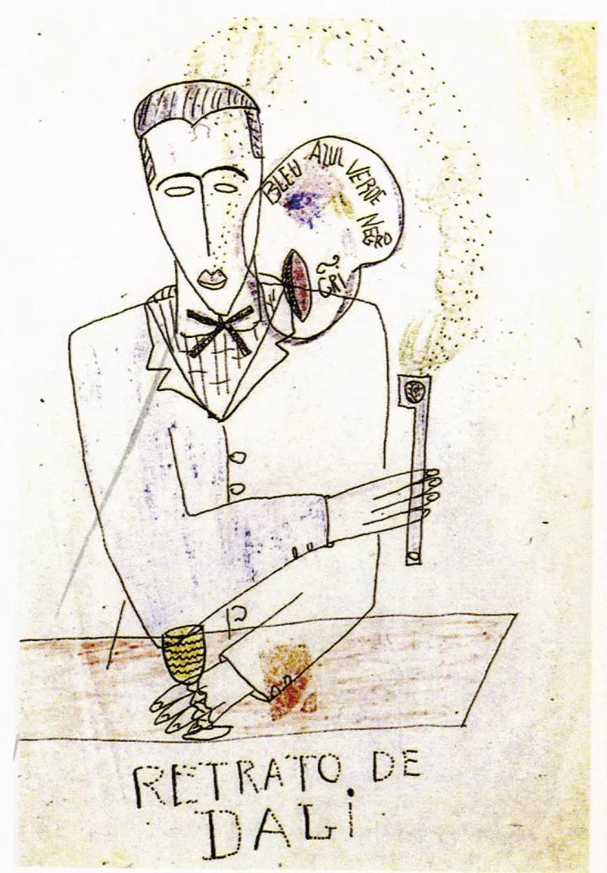 Federico, dibujo de Dalí