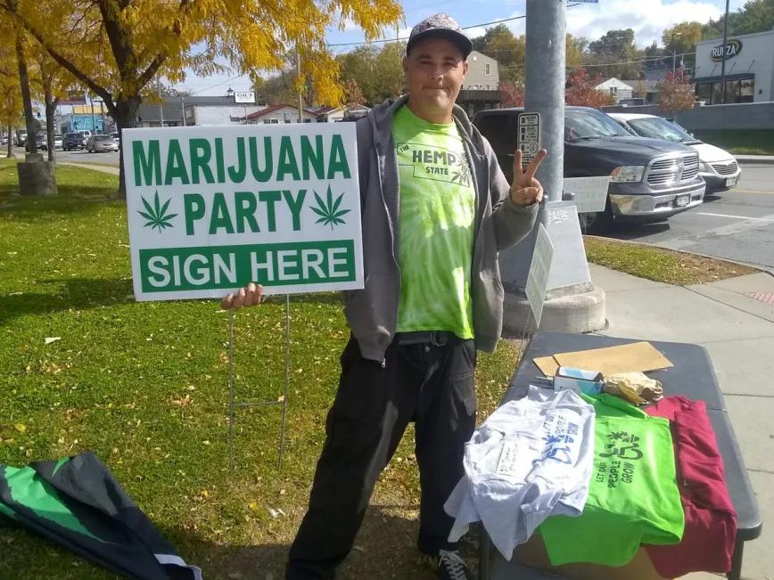 Vota al partido del cannabis
