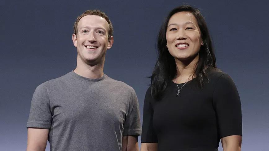 Mark Zuckerberg y Priscilla Chan.