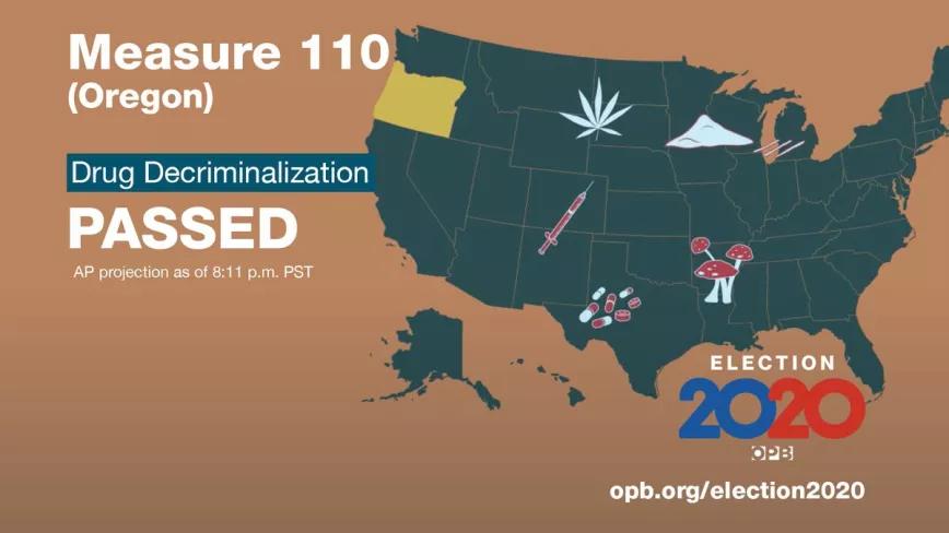 Oregón aprueba la despenalización de todas las drogas 
